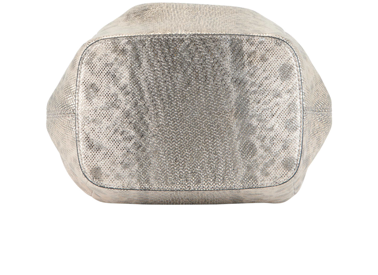 Karung Serpenti Forever Bucket Bag, &pound;1,100, Handbags, Gold/Rose Gold, Leather, Top view